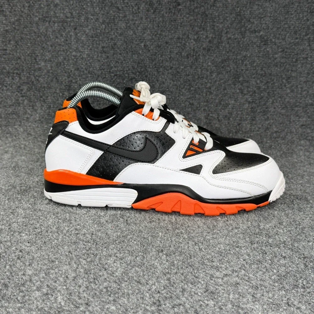 Nike Air Cross Trainer 3 Low Shoes Men 11.5 Starfish White Black Orange Athletic